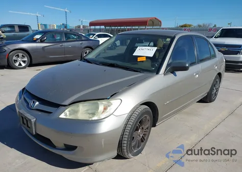 2004 Honda Civic Lx из США, поврежденный, VIN 2HGES16554H534350